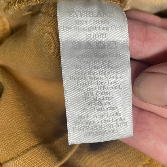 Everlane The Straight-Leg Crop High Rise Office Work Stretch Cotton Size 2 - Picture 10 of 11